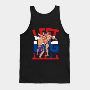 Left Leg Cemetery Croatian Flag Tank Top